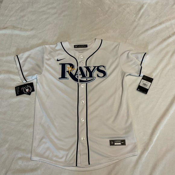 KEVIN KIERMAIER TAMPA BAY RAYS MAJESTIC AUTHENTIC JERSEY NEW WITH TAGS - Picture 1 of 8